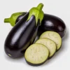 Fresh brinjal baingan vegetable for cooking at Euro Hyper Market