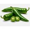 Fresh green chili hari mirch for cooking at Euro Hyper Market