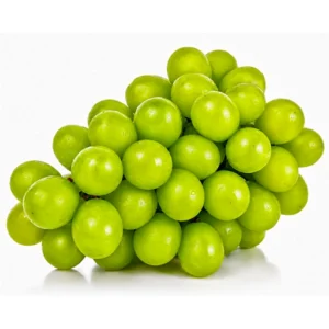 Fresh green grapes fruit bunch for healthy snacks at Euro Hyper Market