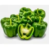 Fresh green capsicum shimla mirch vegetable for cooking at Euro Hyper Market
