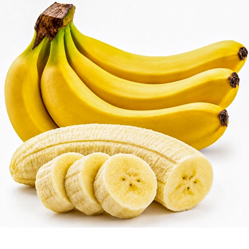 Fresh banana kela fruit for snacks and smoothies at Euro Hyper Market