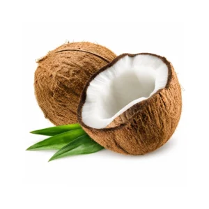 Fresh coconut nariyal fruit at Euro Hyper Market