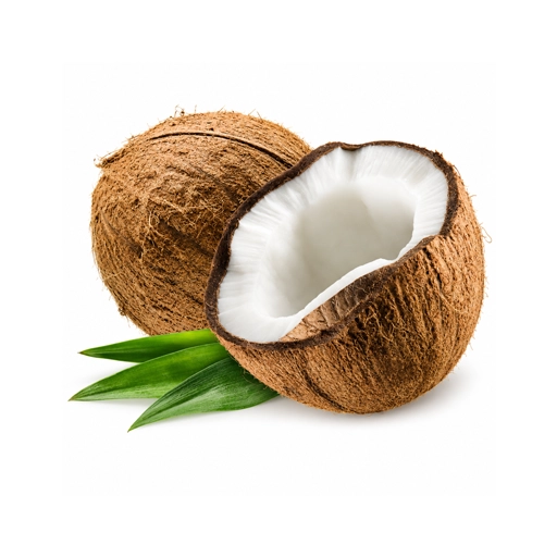 Fresh coconut nariyal fruit at Euro Hyper Market
